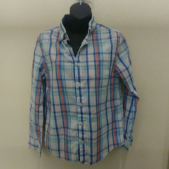 Crown & Ivy. Plaid Button Down L/S Shirt - Picture 3 of 8